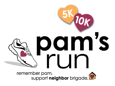Pam's Run 5K/10K will be on October 15th, 2017.